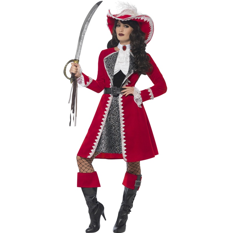 Karla captain pirate ladies costume S