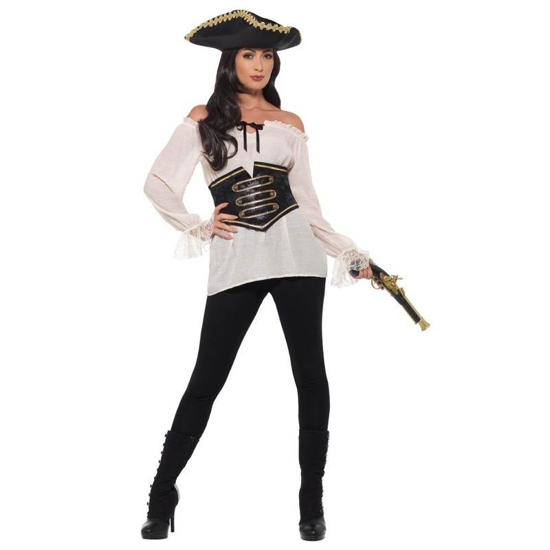 Noble pirate blouse Pia for women Premium S