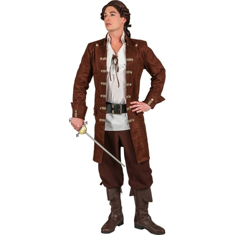 Pirate captain Flint men's costume 46-48