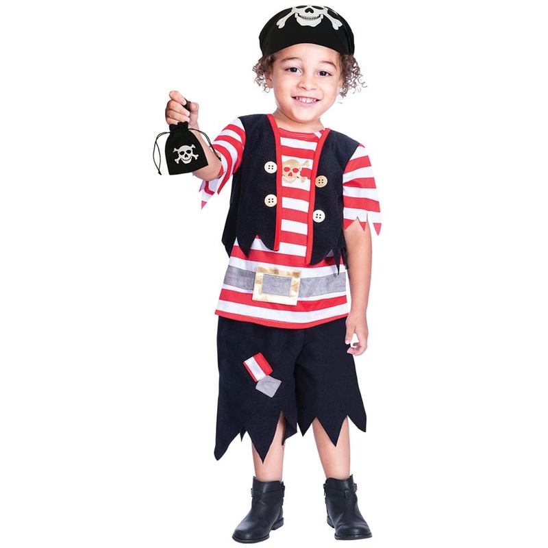 Pirate carefree child costume