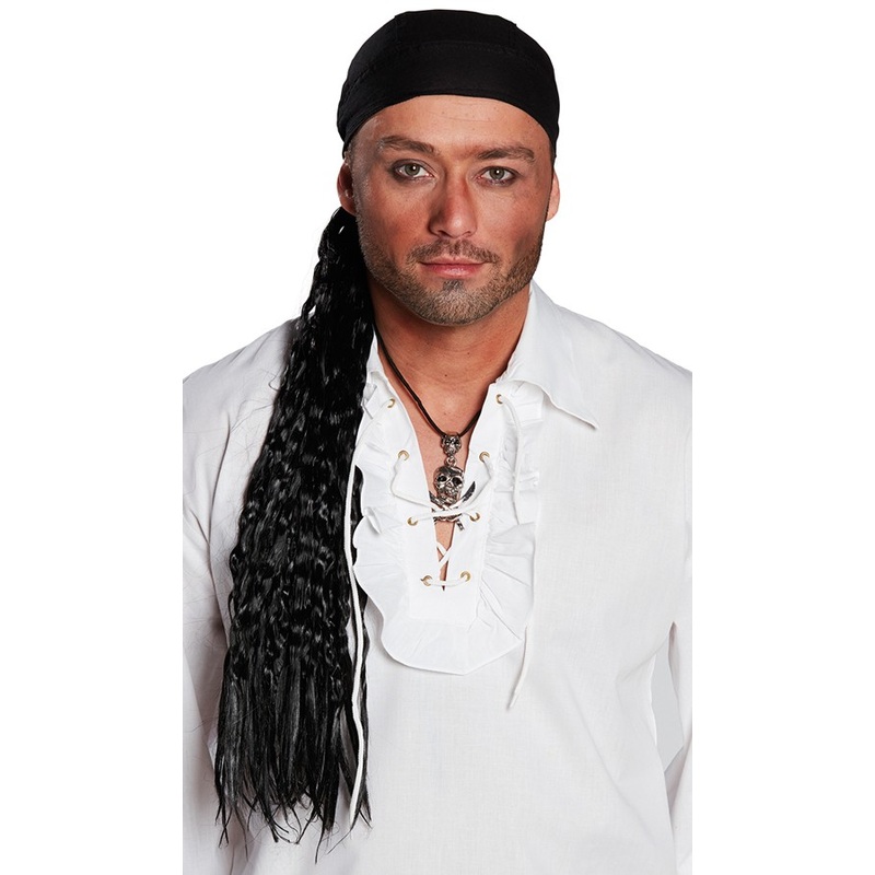 Pirate headscarf with pirate braid
