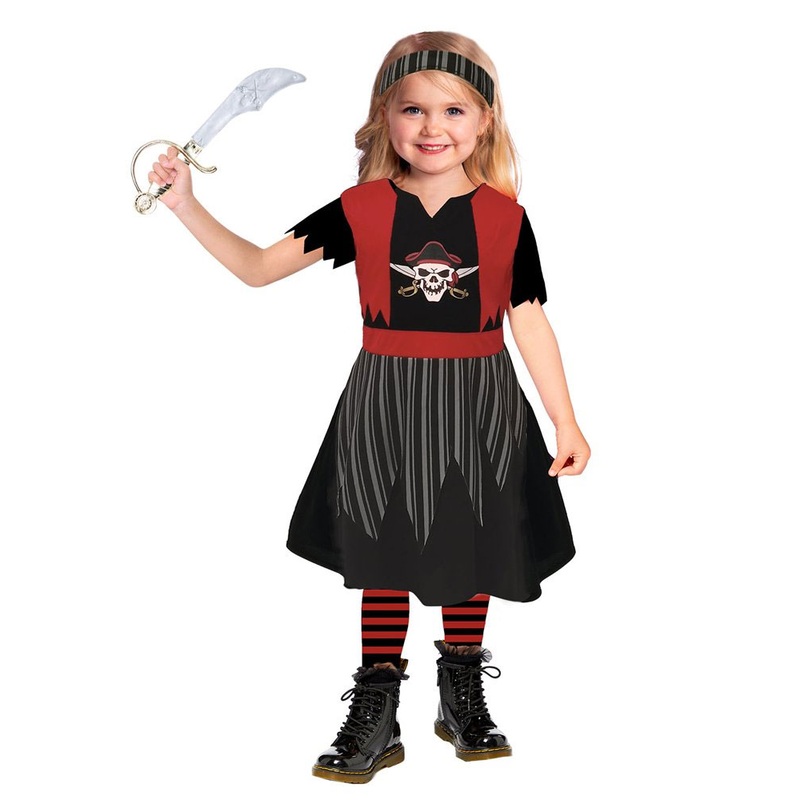 Pirate of the seas girls costume set