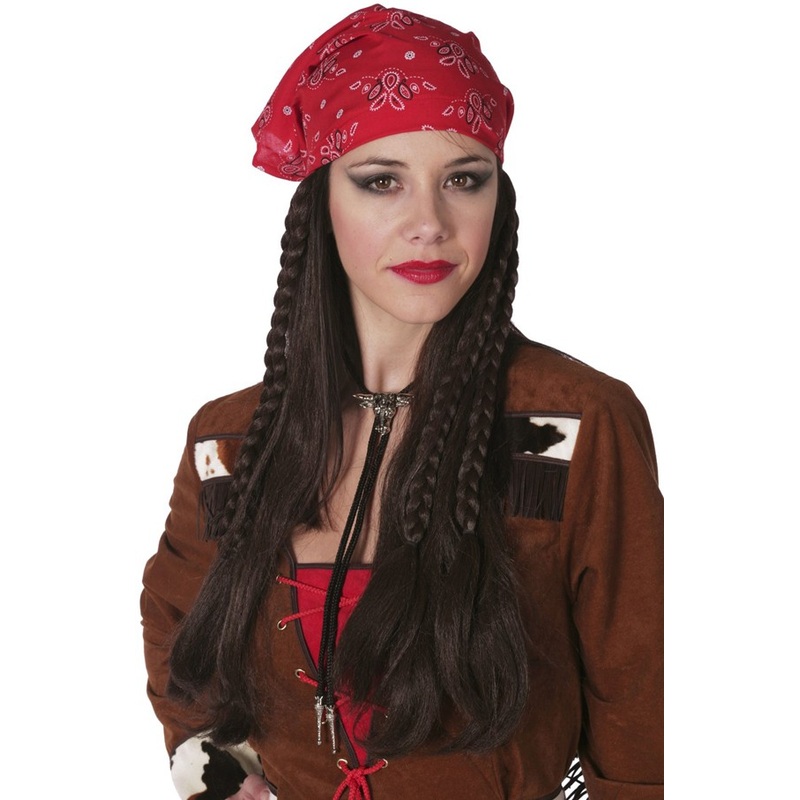 Pirate Penny Corsair Wig With Bandana