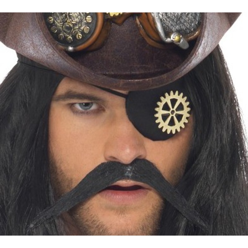 Steering wheel eye patch black
