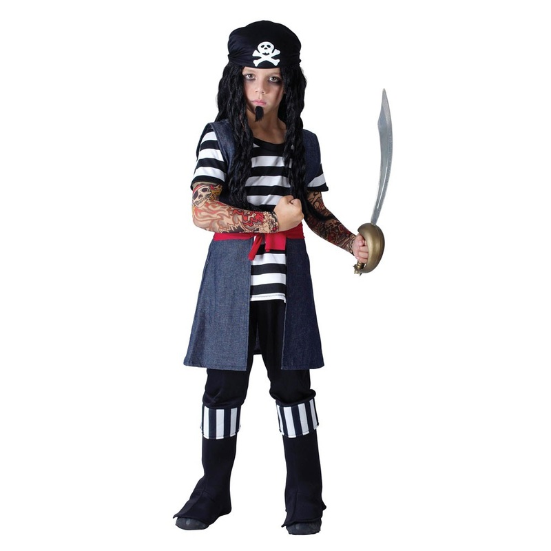 Tattoo pirate Jack child costume S
