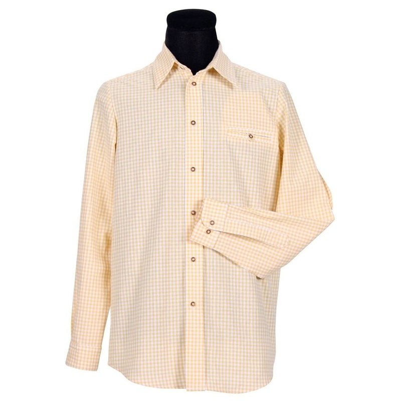 Yellow traditional shirt Ralf XS