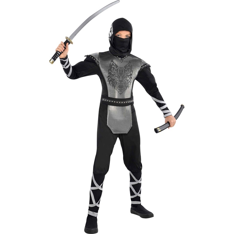 Black Lion Ninja Child Costume