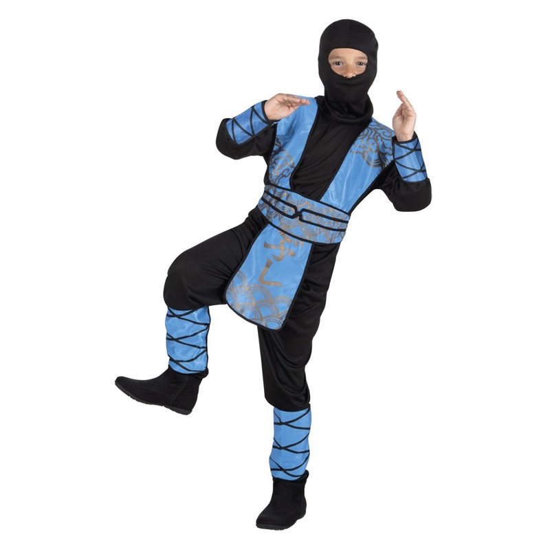 Blue ninja costume for kids
