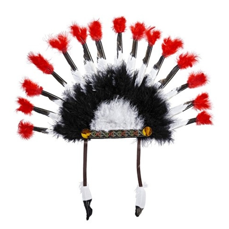 Imposing Indian feather headdress