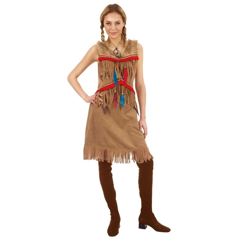 Indian chief daughter costume S