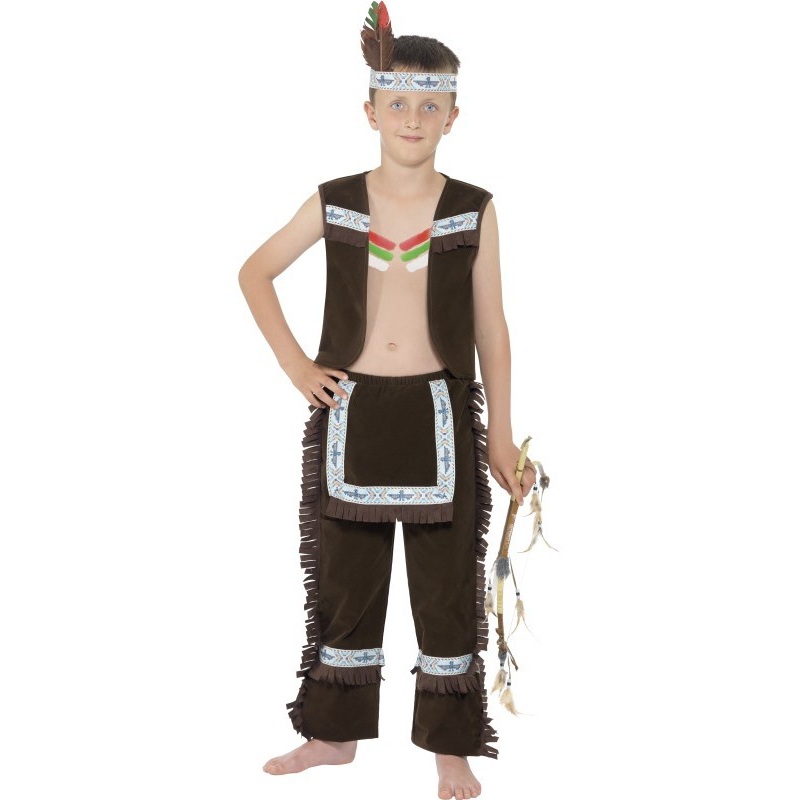 Indian cunning eagle child costume