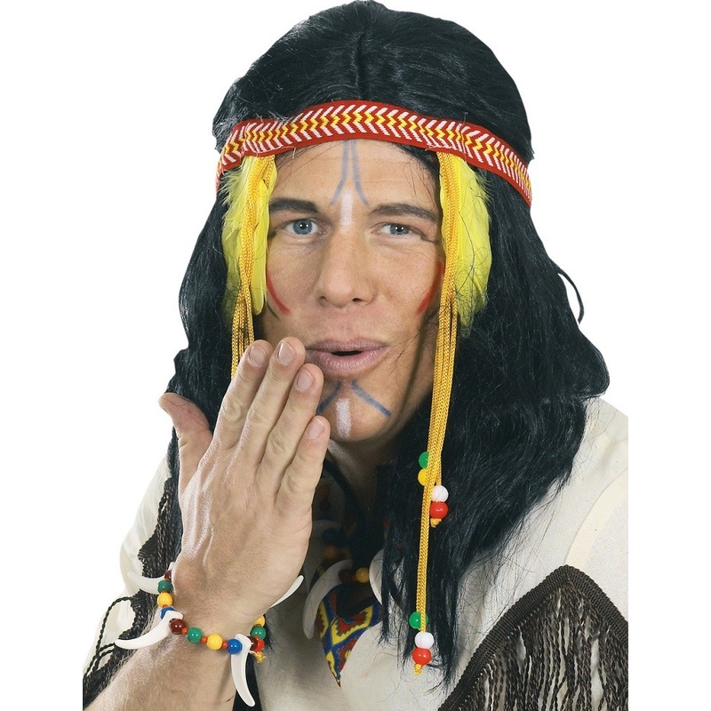 Indian jewelry wig