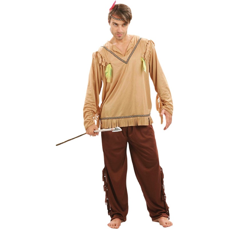Indian silent badger men's costume