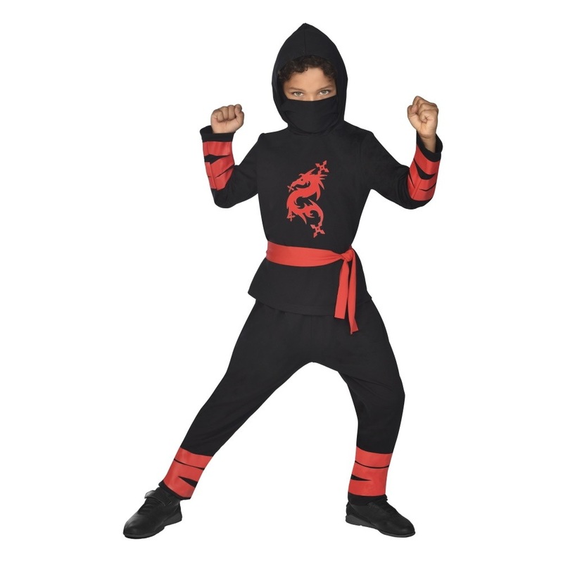 Ninja Kids Costume Black