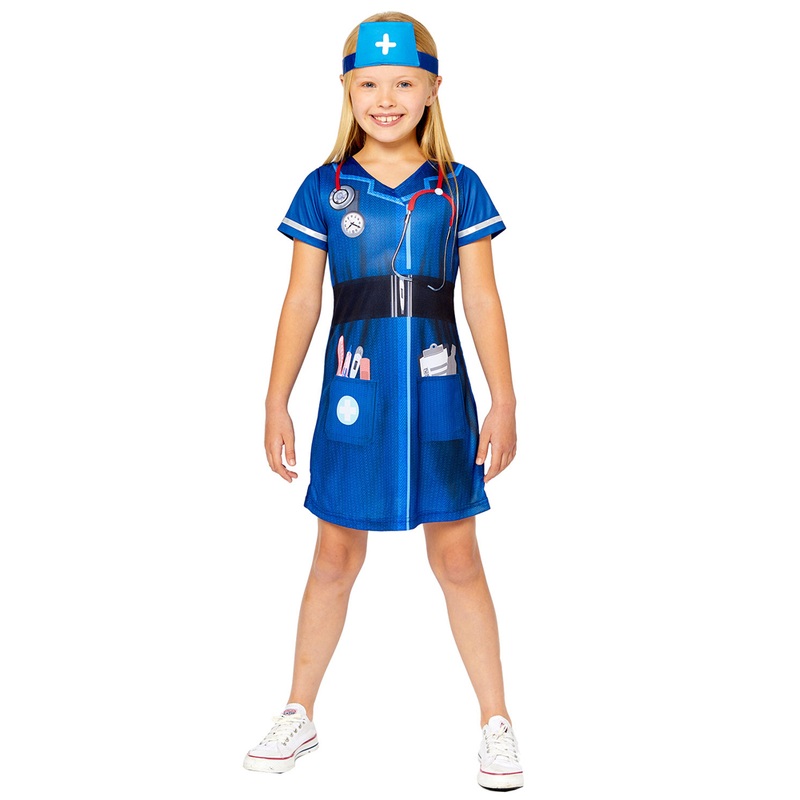 Nurse girl costume recycled
