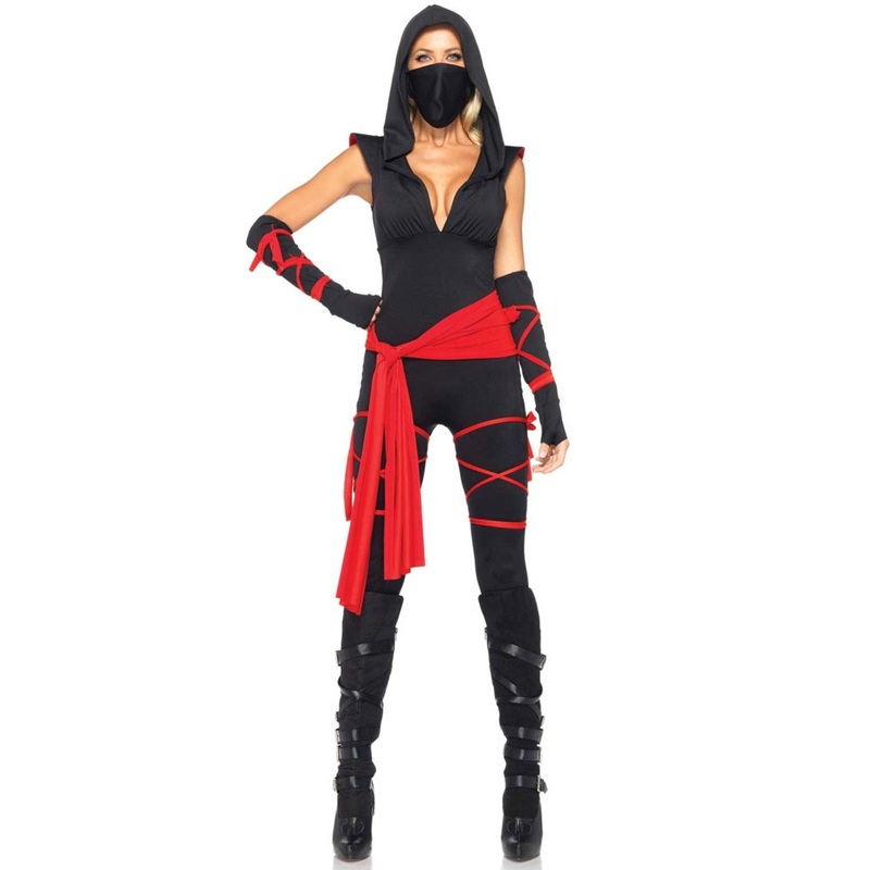 Sexy ninja fighter ladies costume S