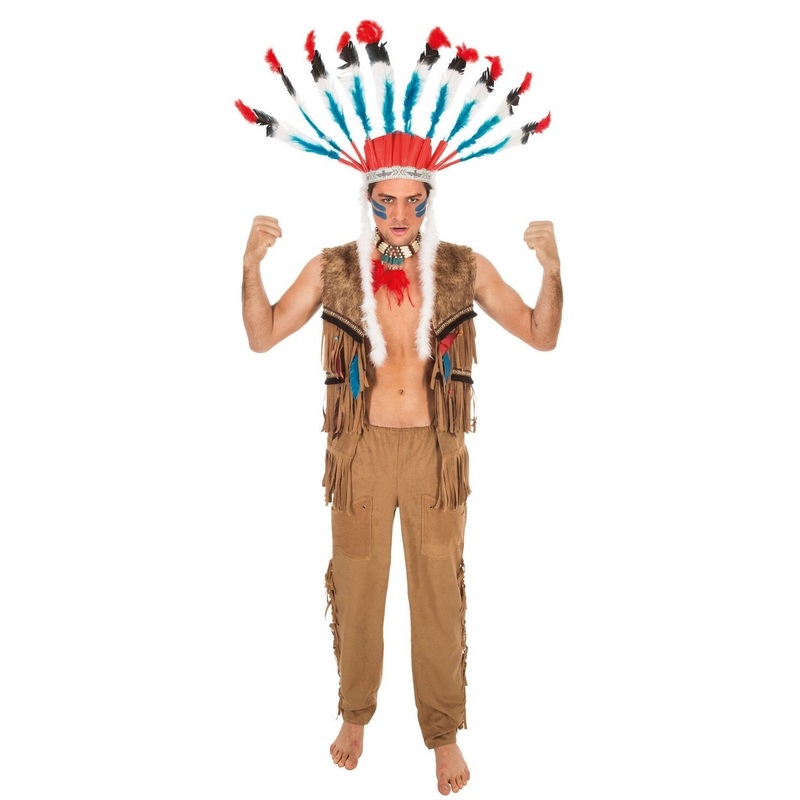 Woko Indian chief men's costume M