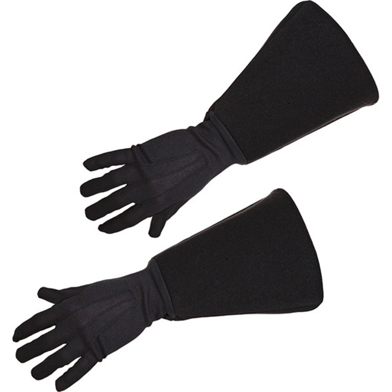 Black musketeer gloves