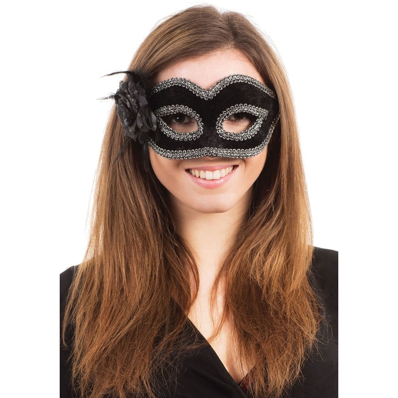 Black Venezia eye mask Leyla