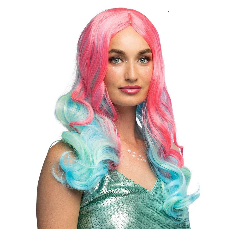 Colorful mermaid wig