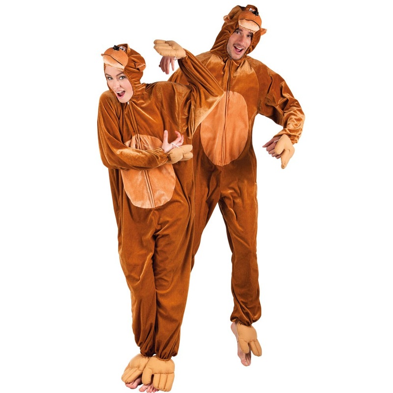 Full body monkey costume for adults