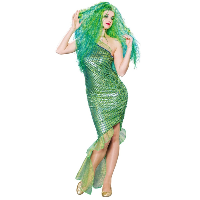 Green mermaid oceana ladies costume 34-36