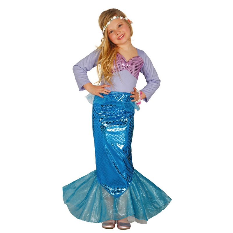 Magical mermaid girl costume