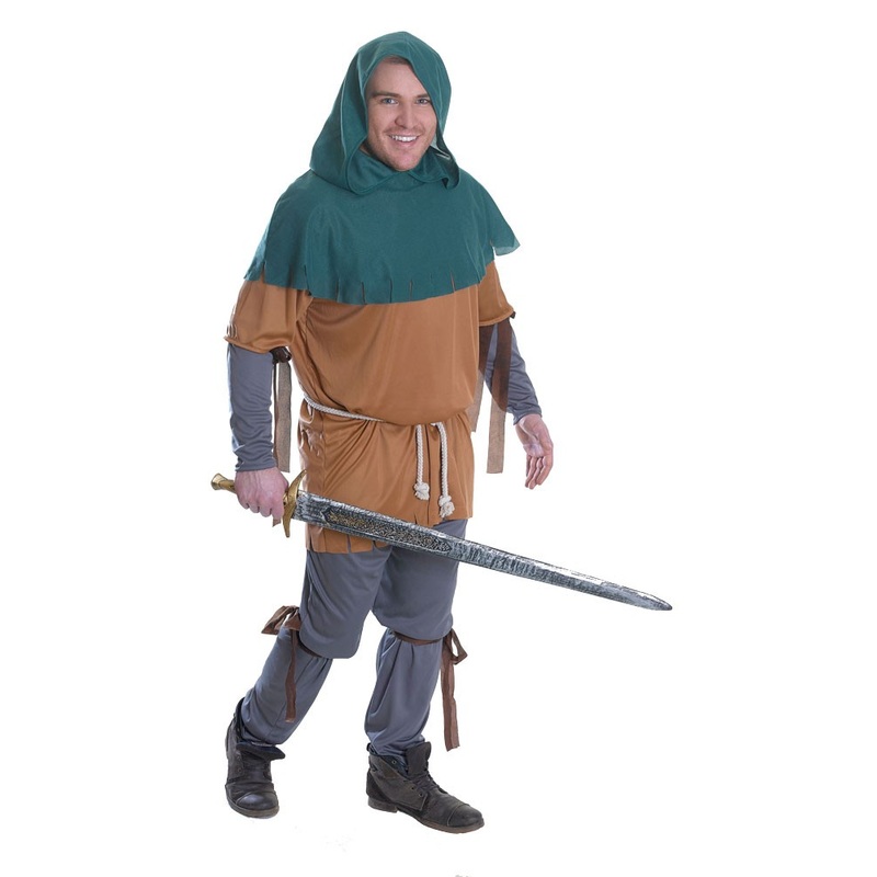 Medieval pilgrim men's costume