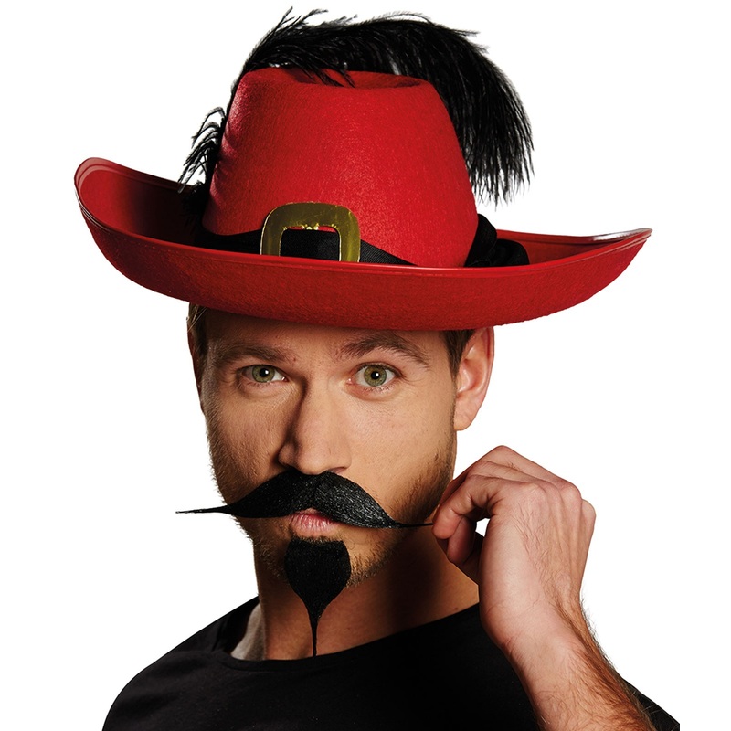 Musketeer Mustache Aramis Black