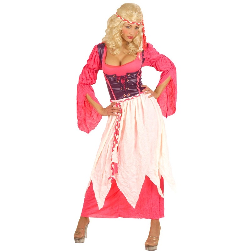 Pink tavern lady costume S