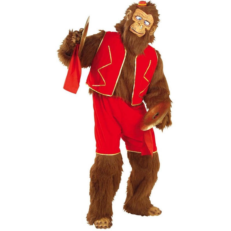 Plush circus monkey costume deluxe