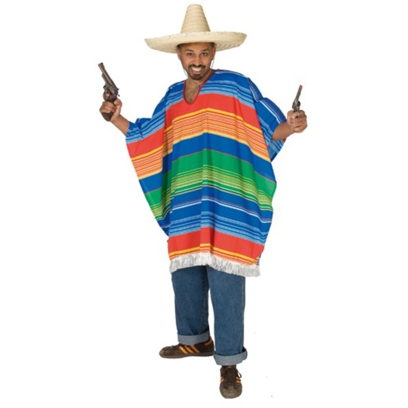Sancho poncho mexican costume for men
