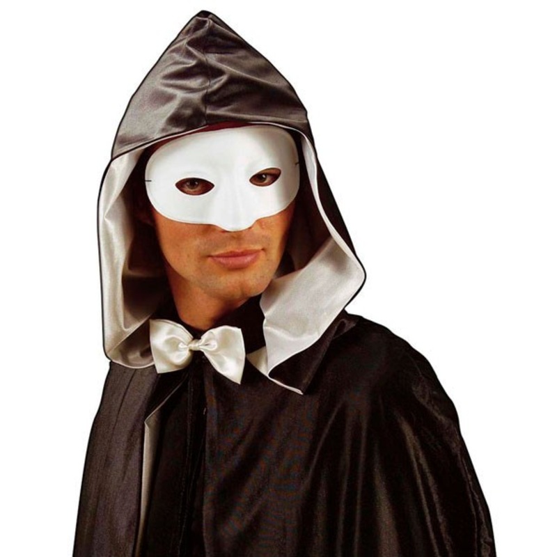 White phantom eye mask