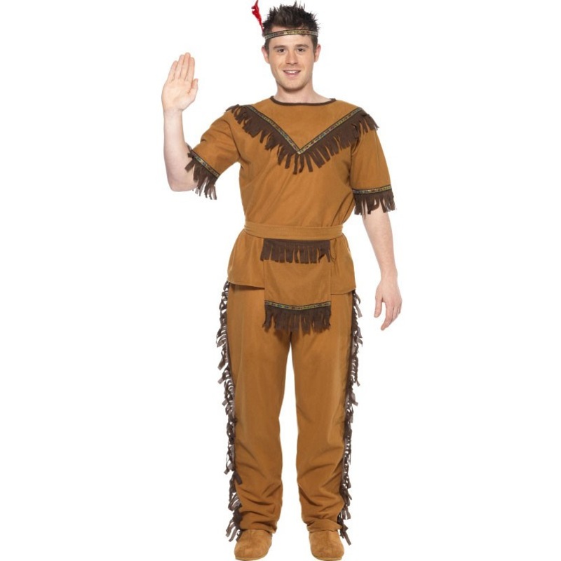 Wild Western Indian men's costume M
