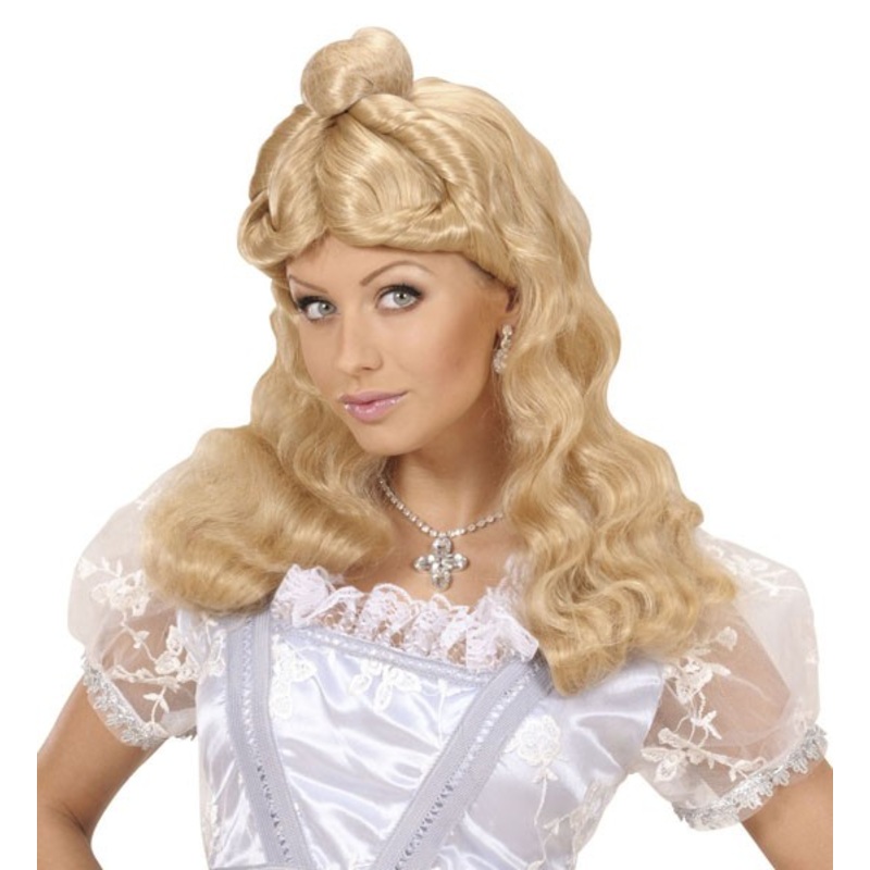 Yellow fairytale princess wig