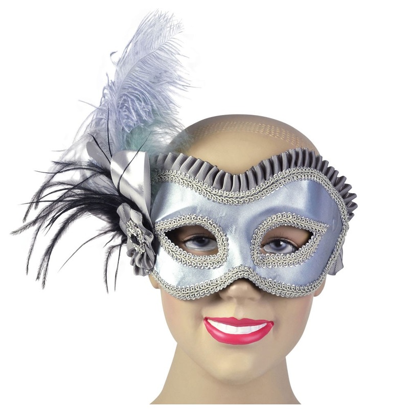Argana eye mask with feather
