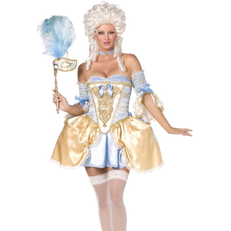 Baroque Lady Masked Ball Costume Premium S