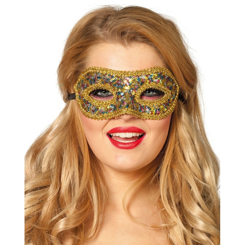 Colorful sparkle glitter eye mask