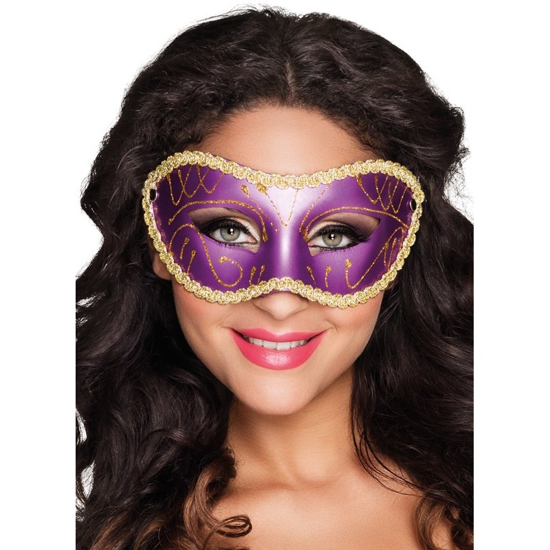 Purple Gabrielle eye mask