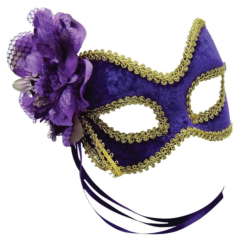 Purple gold eye mask