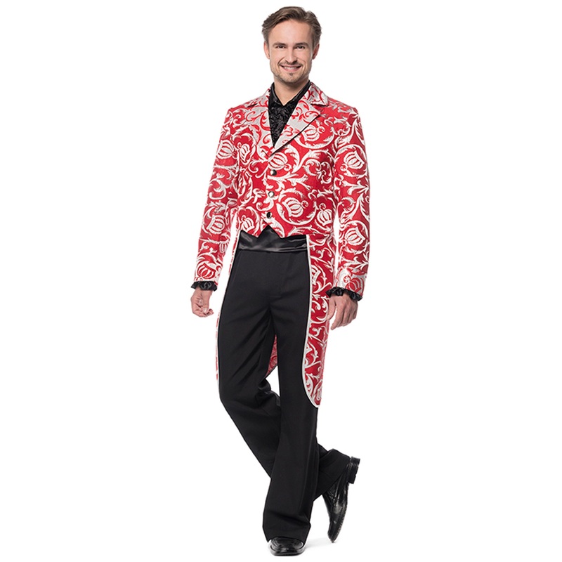 Red noble coat with ornaments 48