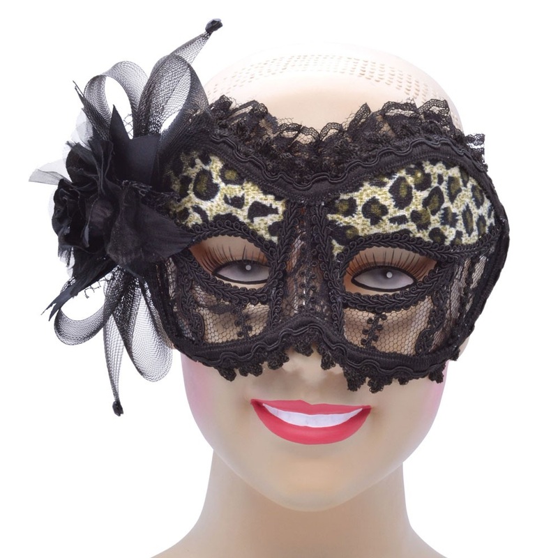 Rete leopard eye mask
