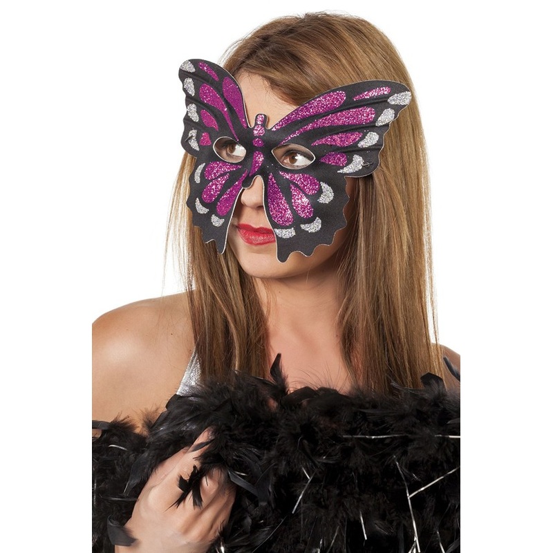 Secret butterfly mask pink
