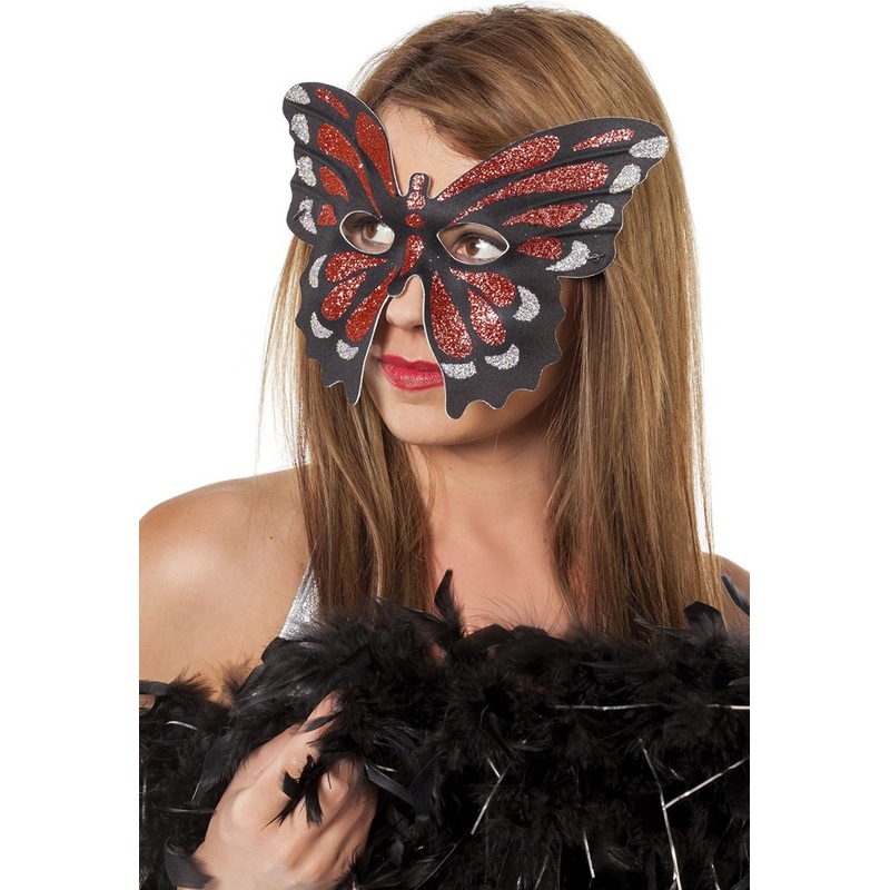 Secret butterfly mask red
