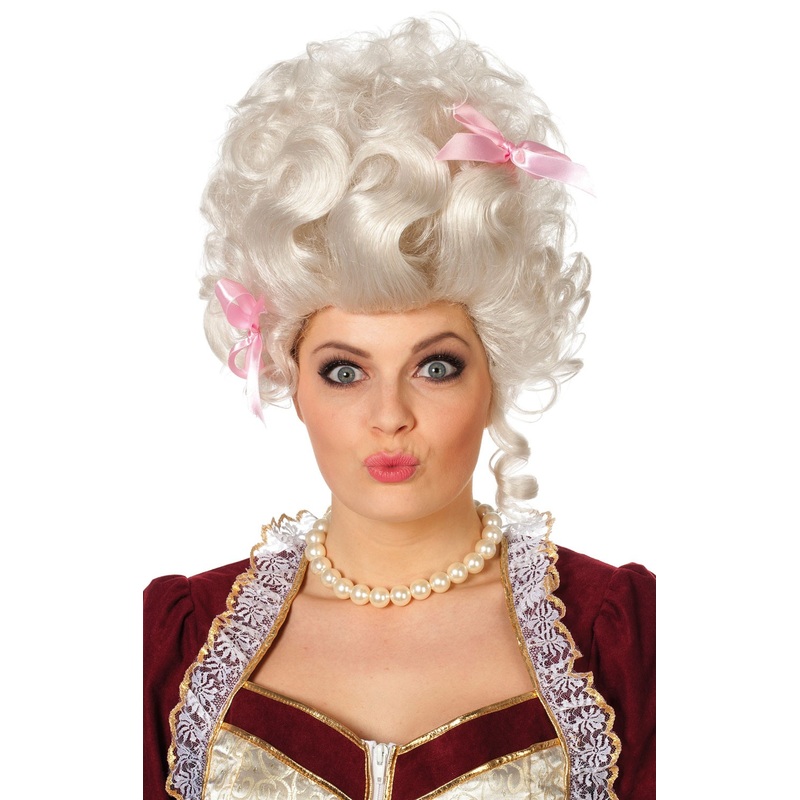 Touped curly hair wig