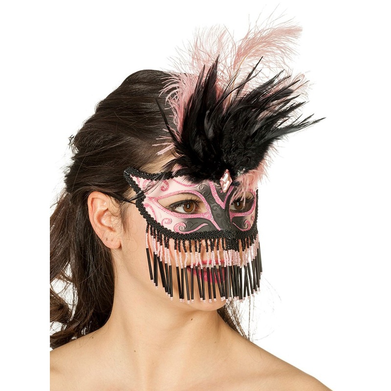 Venetian Frangia eye mask