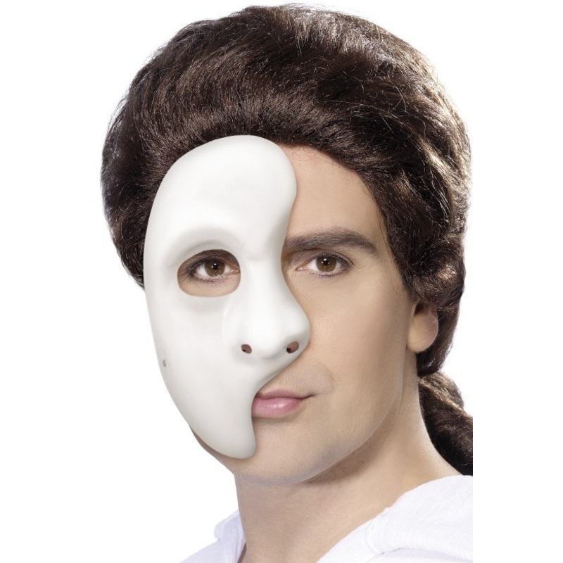 White opera phantom mask