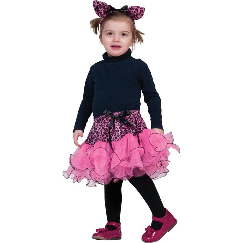 Children's leopard skirt