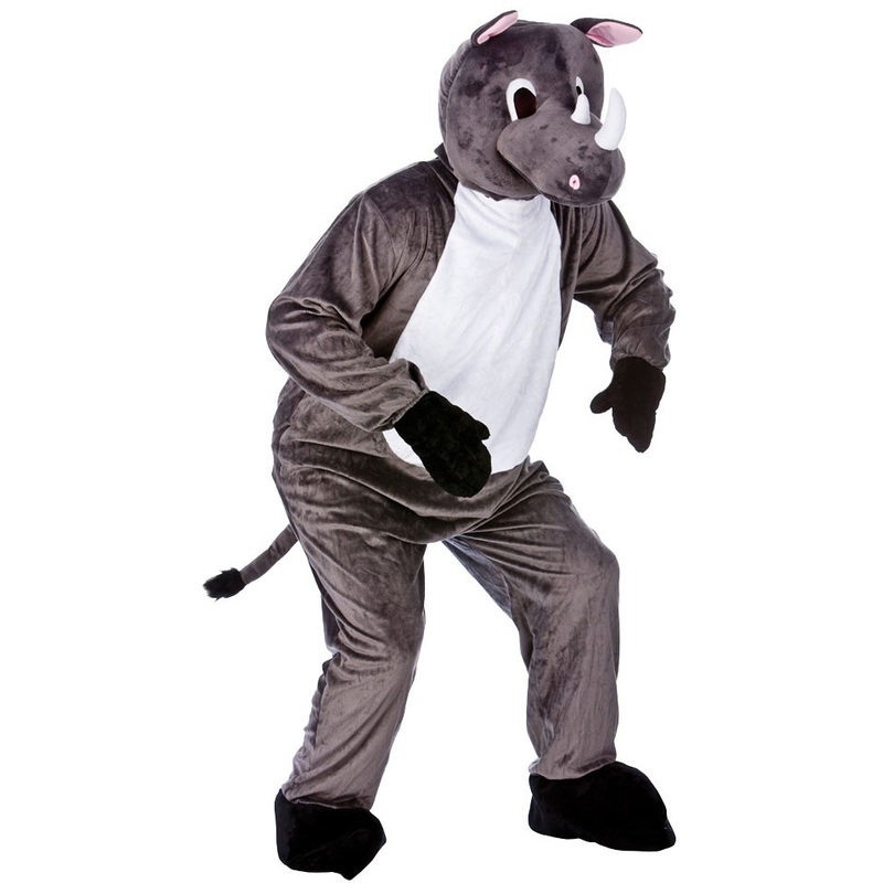Crazy rhino plush costume
