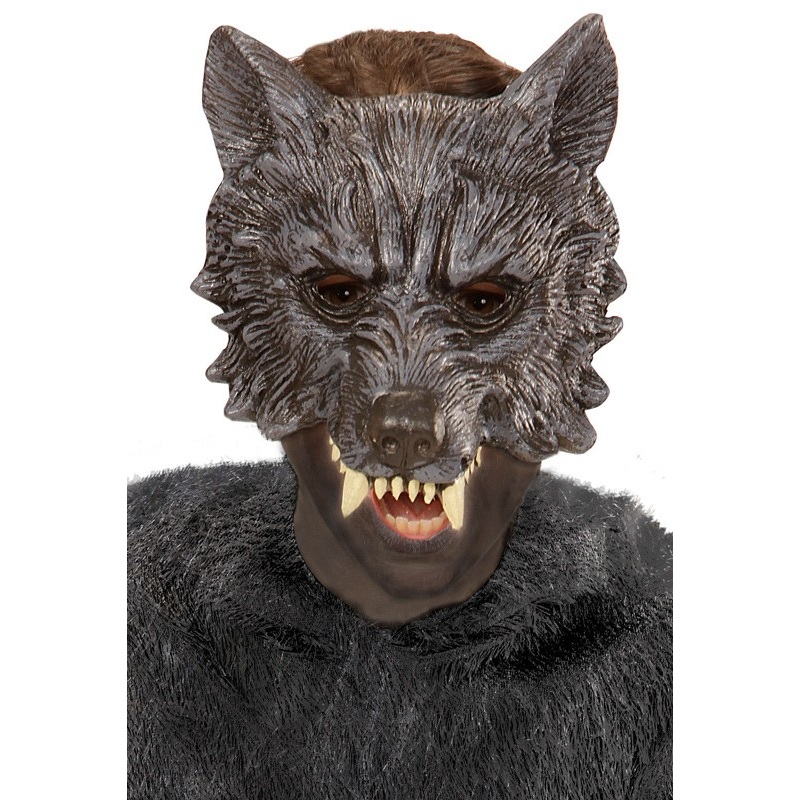 Evil dark wolf mask for children